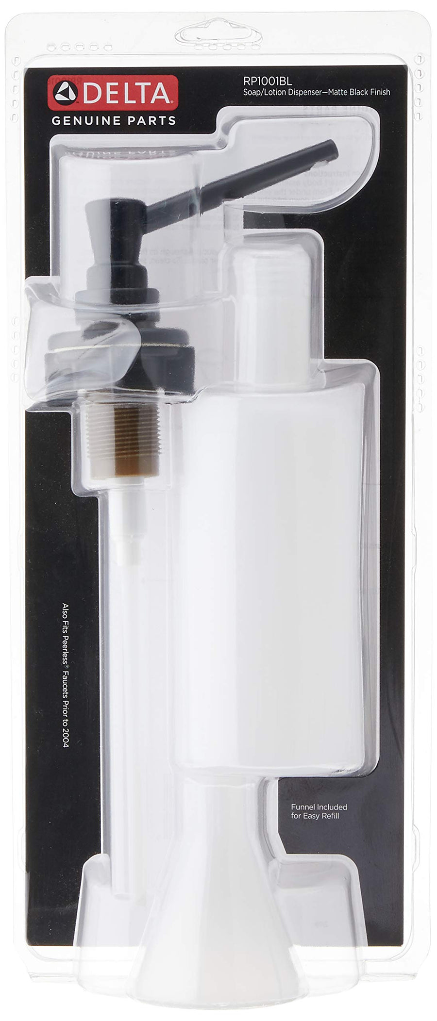 Faucet RP1001BL Soap/Lotion Dispenser, Black