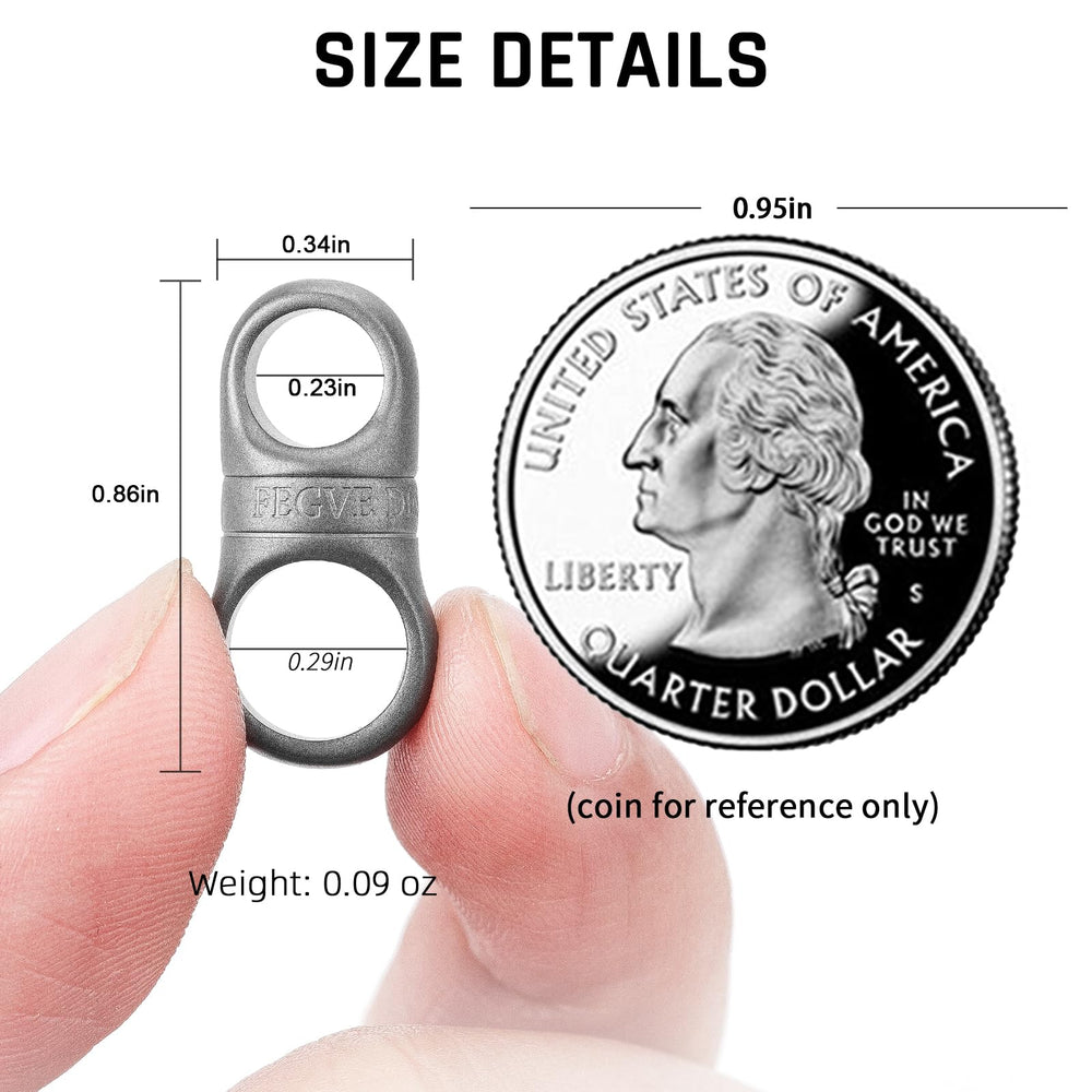 Titanium Key Chain Rings, 360° Swivel Keychain Connector, Small Keychain Accessories For Car Keys/Men