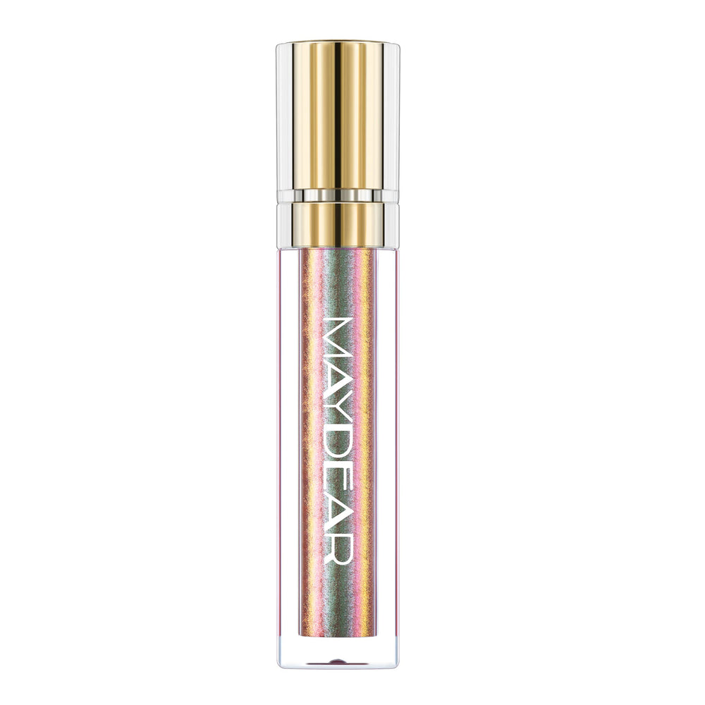 chameleon lipstick, Long Lasting Waterproof Colourful Diamond Shimmer Lip Gloss for Women Girls Makeup kit - brown green