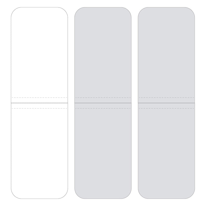 Weatherproof On The Go Wallet Notebook, 2 x 3.375, 2 Each Yellow, Black, Orange Cover, Blank Pages, 6 Pack (No. OTG-INDL)