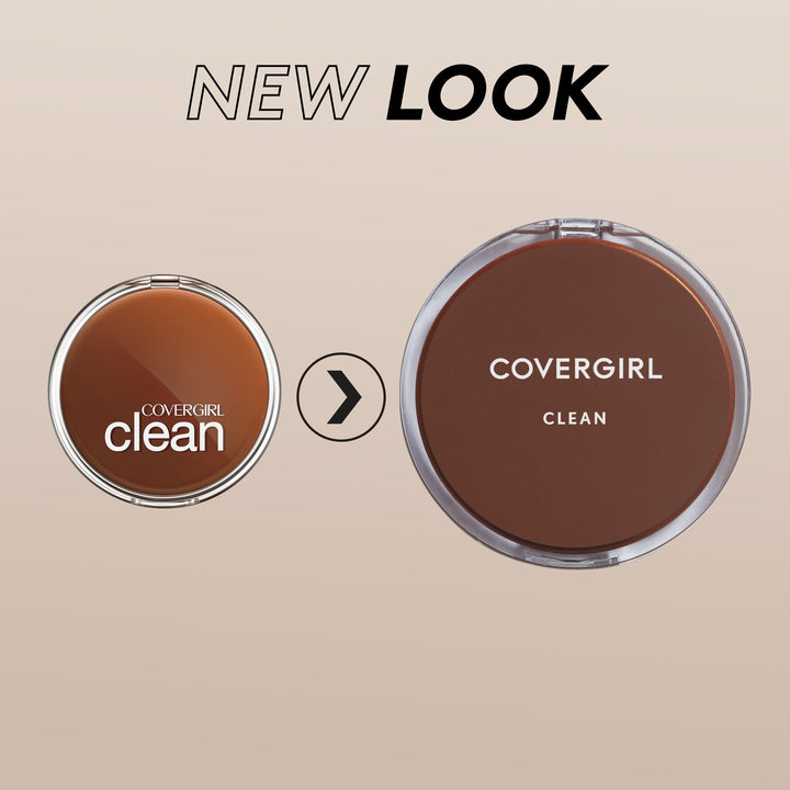 Clean Pressed Powder Foundation Soft Honey 155, .39 oz (packaging may vary)