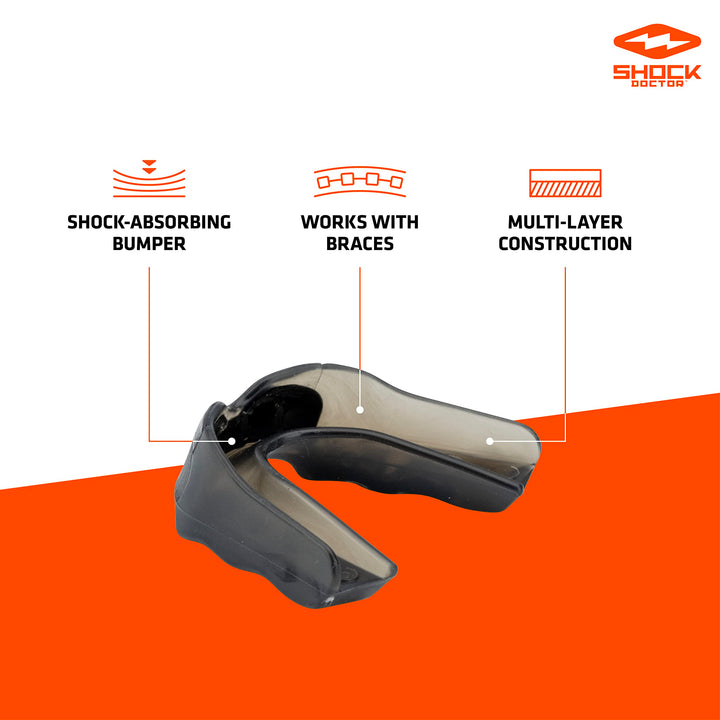 Mouth Guard, Custom Fit Football Mouth Guard, Moldable Mouth Guard Boxing, Lacrosse, Hockey, MMA, Football & More, Mouthpiece, Mouthguard Sports, Adult & Youth