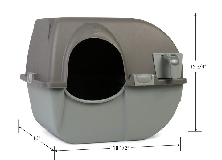 NRA15 Self Cleaning Litter Box Regular Size,Grey