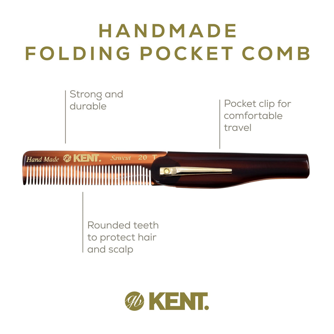 Kent 20T Folding Comb