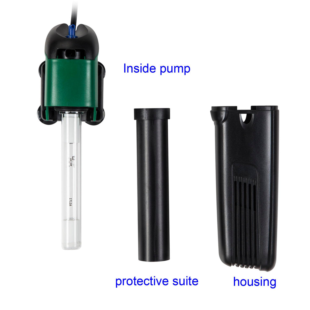 Internal Green Water Killer Aquarium Filter Tank U-V Pump
