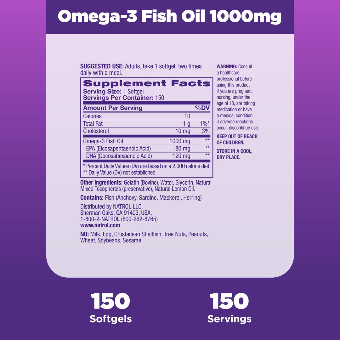 Omega-3 1000mg 150 Softgel