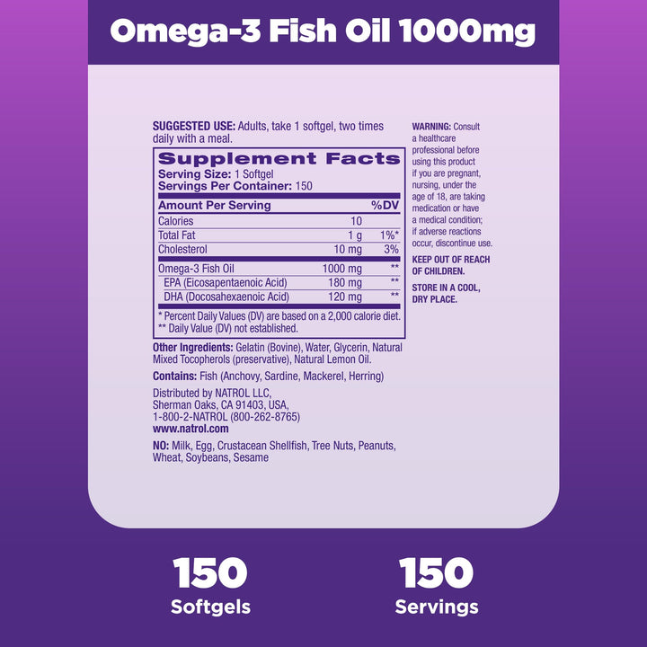 Omega-3 1000mg 150 Softgel