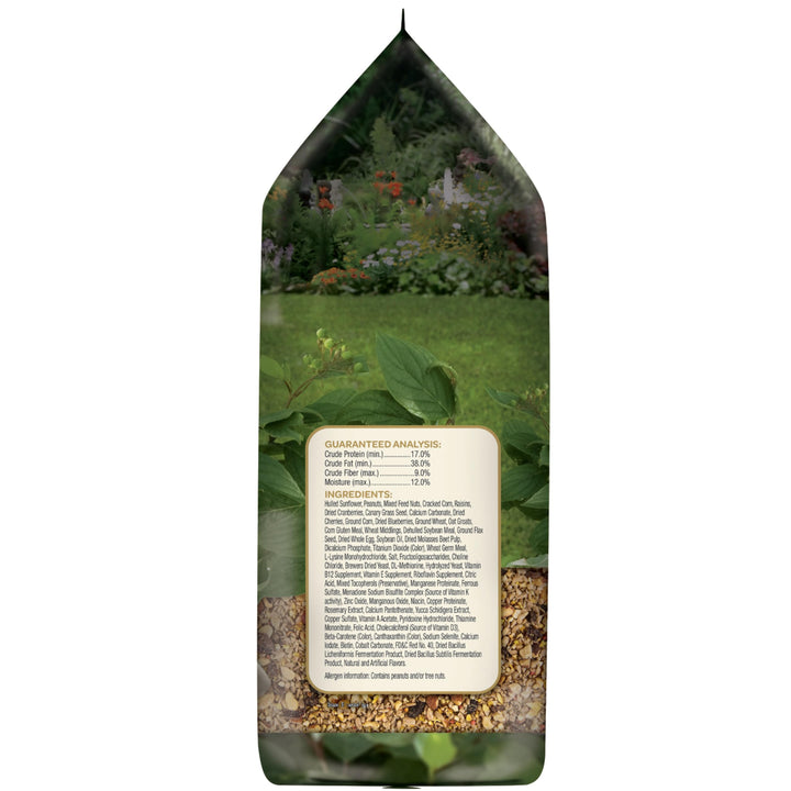 Wild Bird Ultra No Mess Nut & Fruit Food Seed Blend For Blue Jays, Woodpeckers, Juncos, Cardinals, Grosbeaks, Sparrows, and Finches, 5.5 Pound