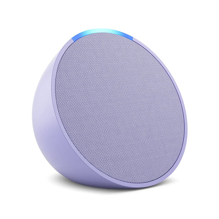 Echo Pop (newest model), Our smallest Alexa speaker, Fits in any room, Lavender Bloom