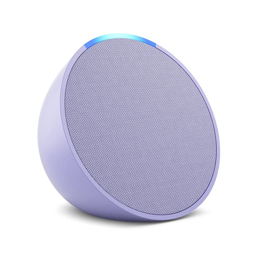 Echo Pop (newest model), Our smallest Alexa speaker, Fits in any room, Lavender Bloom
