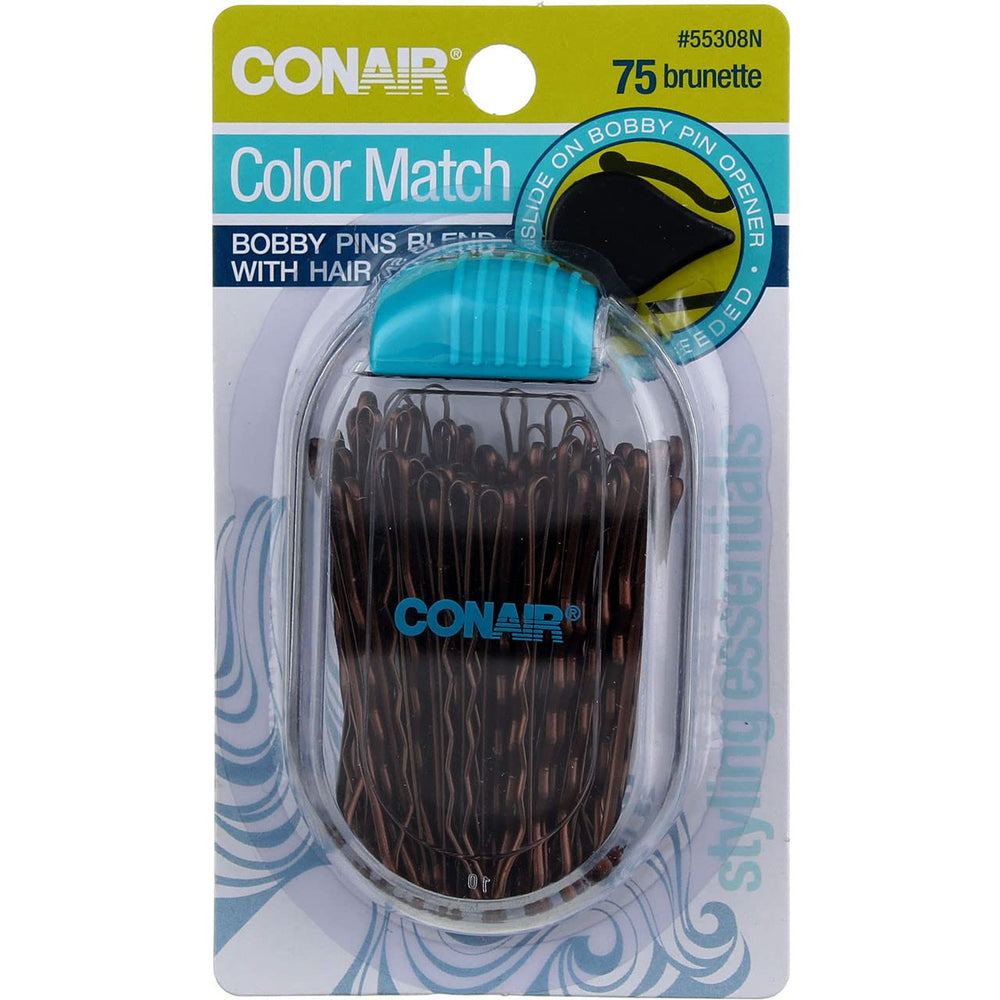 Color Match Bobby Pins, Brown