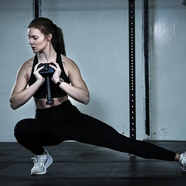 Tribe WOD Hammer Kettlebell 15-70lb + Adjustable | Cross Training Workout Equipment for Muscle Building, Cardio Fitness, Weights for Women & Men | Strength Training Kettlebells (15 * 11 * 8 inch)