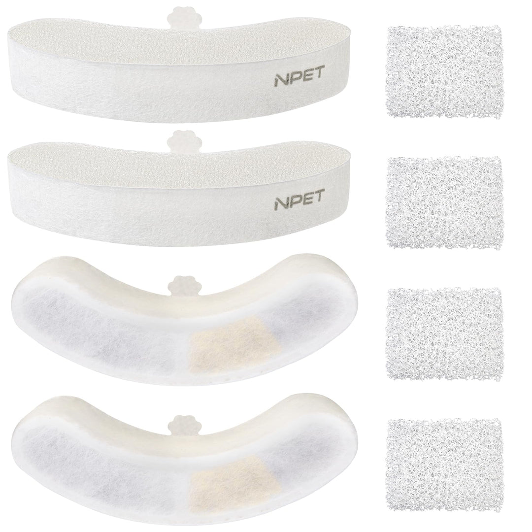 Pet Water Fountain Filters for WF050 & WF100 Cat Fountain(4pcs)