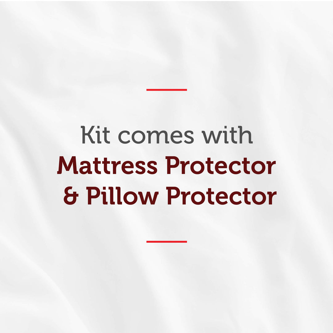 AllerEase Allergy Protection Bed Kit, Twin XL, White 2 Count