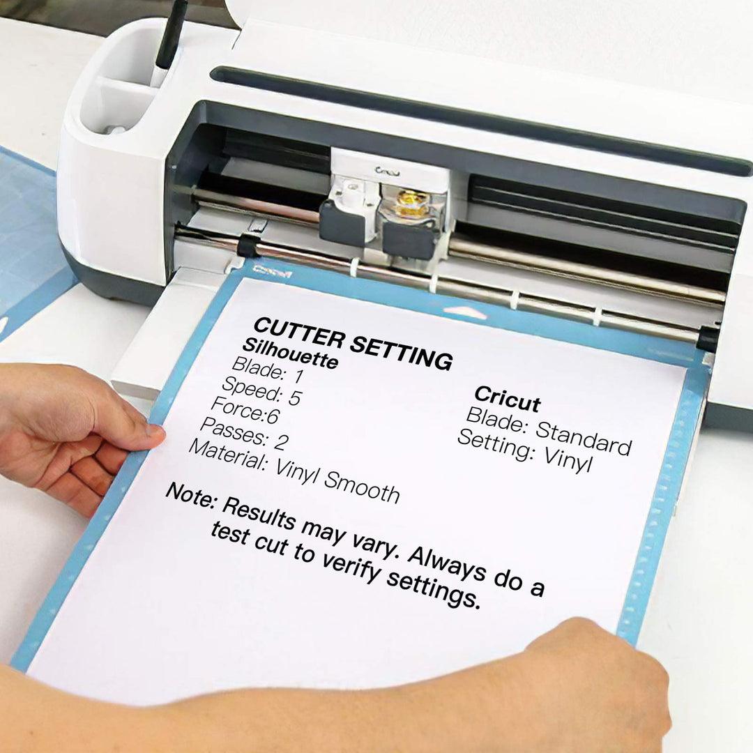White Permanent Vinyl for Cricut - 12 x 50 FT White Vinyl Roll, Adhesive Vinyl Sheets for Cricut, Silhouette and Cameo Cutters