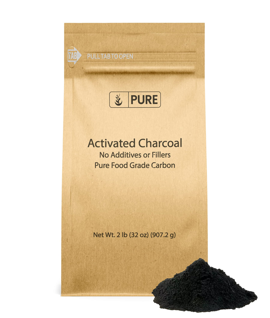 Pure Original Ingredients Activated Charcoal (2lb) Activated Carbon, Vegan, Non-GMO