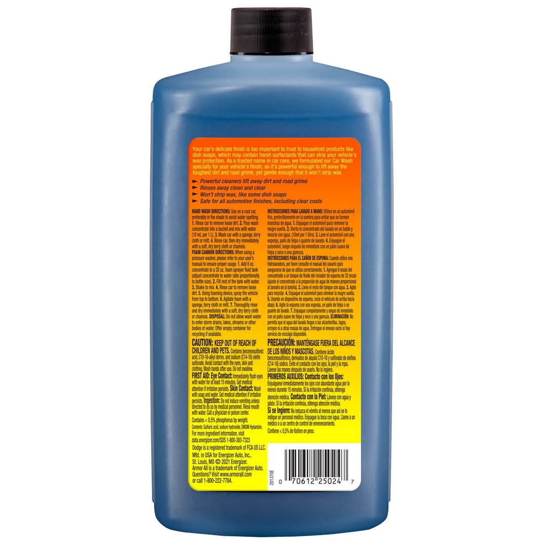 Car Wash Soap, Powerful Car Cleaner Foam Soap That Lifts Away Dirt, and Preserves Wax, 24 Fl Oz