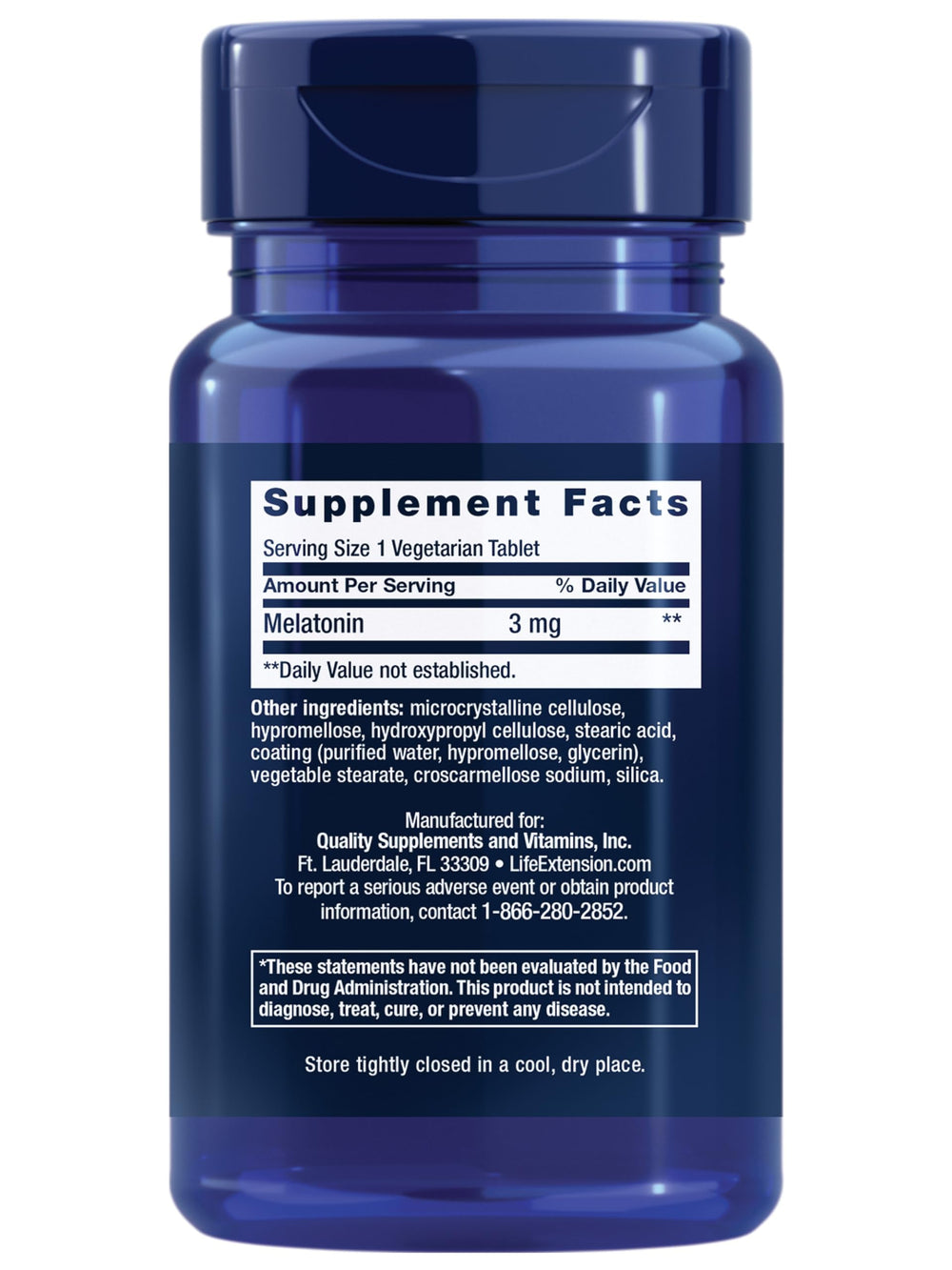 Melatonin 6 Hour Timed Release 3 mg - For Circadian Rhythm & Immune Function, Cellular and DNA Health - Sleep Supplement - Non-GMO, Gluten-Free - Vegetarian Tablets, 60 Count