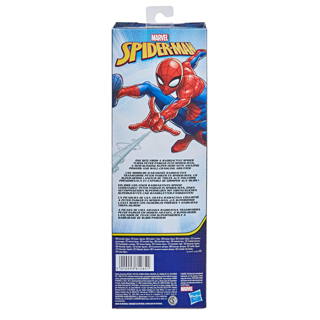 Titan Hero Series Spider-Man 12-Inch Action Figure with Fx Port, Super Hero Toys, Christmas Gifts for Boys and Girls