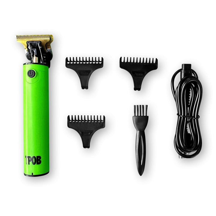 Ghost Beard Trimmer Hair Clippers for Men, Professional Hair Trimmer Zero Gapped T-Blade Trimmer Cordless Rechargeable Edgers Clippers Electric Beard Trimmer Shaver (Ghost Slime)