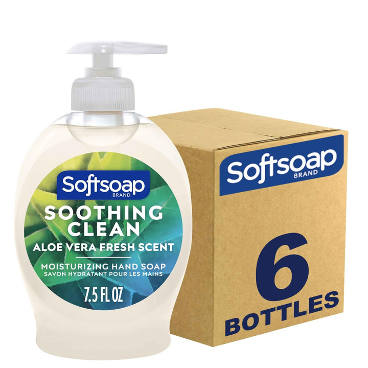 Liquid Hand Soap, Aloe - 7.5 fluid ounce (Pack of 6)