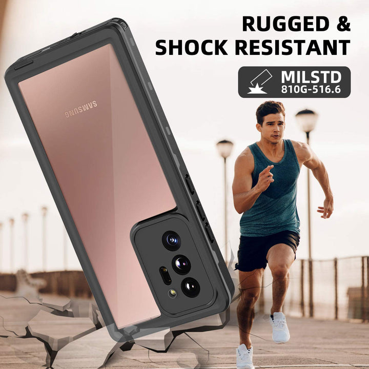 for Samsung Galaxy Note 20 Ultra Waterproof Case Built-in Screen Protector Water Resistant Cover Protective Drop Protection Hard, Shockproof Full Body Case for Samsung Note 20 Ultra 5G, Teal