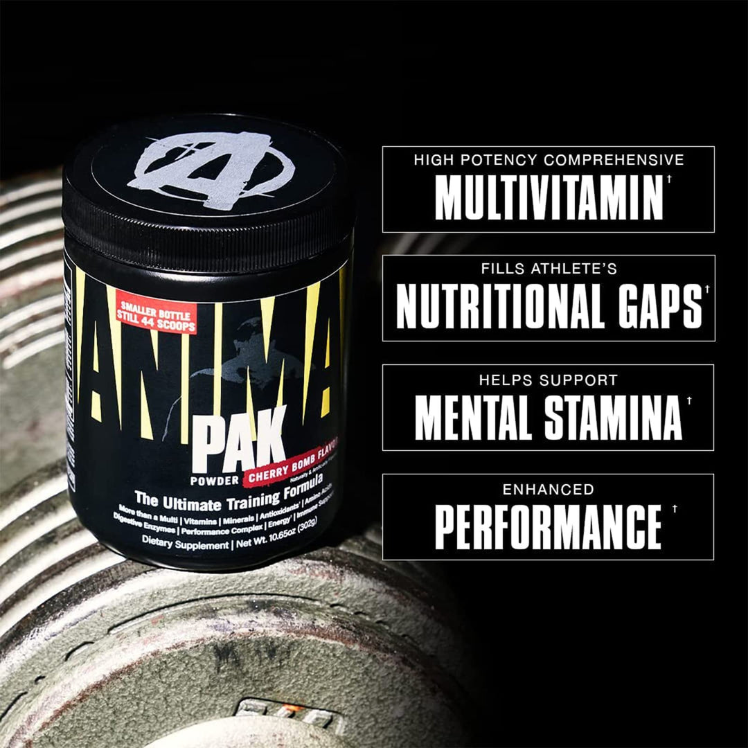 Pak – Convenient All-in-One Vitamin & Supplement Powder – Zinc, Vitamins C, B, D, Amino Acids and More – Sports Nutrition Performance Multivitamin for Women & Men – 44 Scoops, Orange Crushed