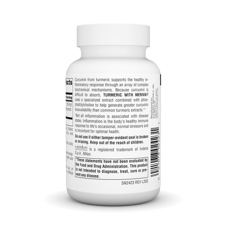 Turmeric with Meriva for Healthy Inflammatory Response* - 500mg, 60 Capsules