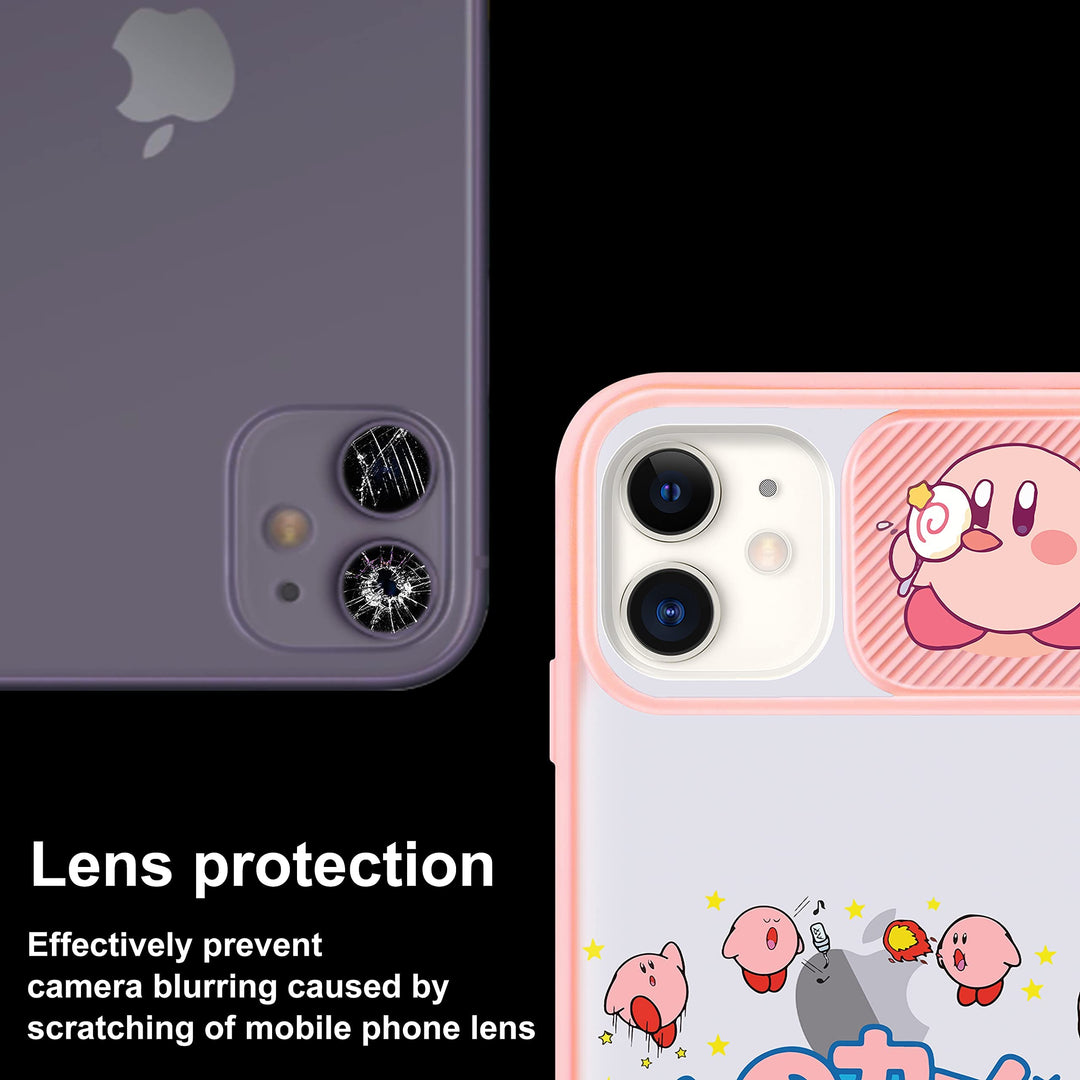Push Kiry Case for iPhone 11 6.1,Cartoon Cover Unique Anime Kawaii Fun Funny Cute Cool Designer Aesthetic Fashion Stylish Pretty Protective Cases for Girls Boys Men Women for iPhone 11