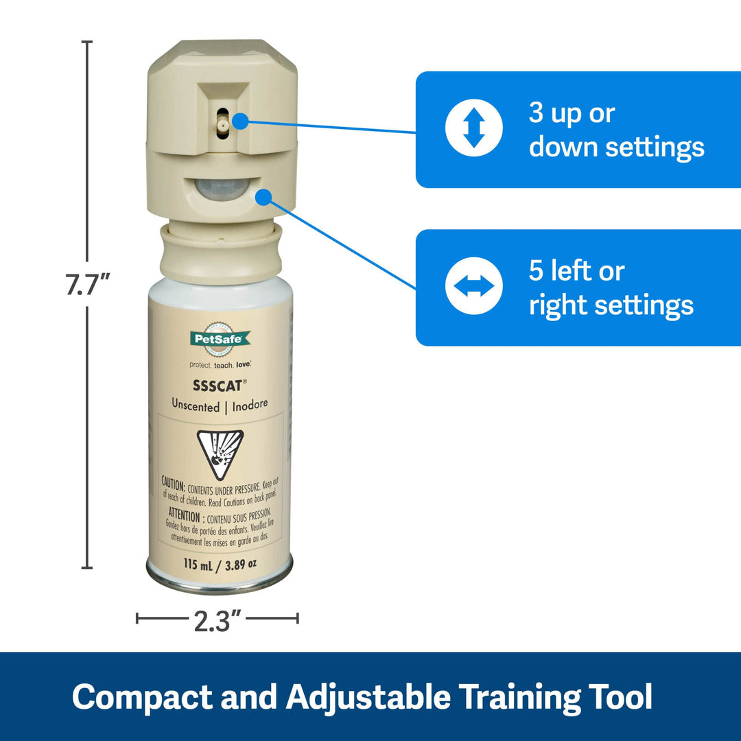SSSCAT Spray Pet Deterrent, Motion Activated Pet Proofing Repellent for Cats and Dogs, Environmentally Friendly
