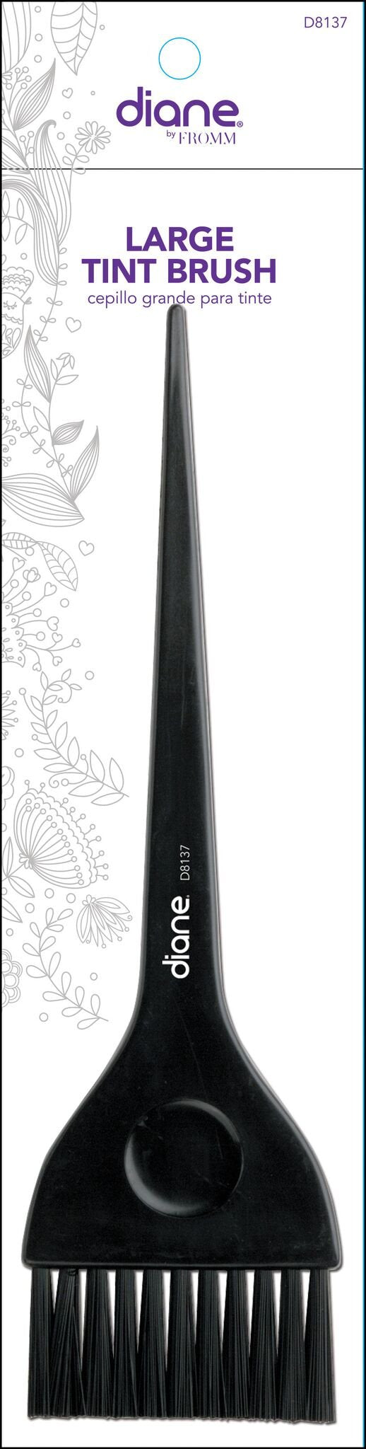 large tint brush, 2.375 inch, black, D8137