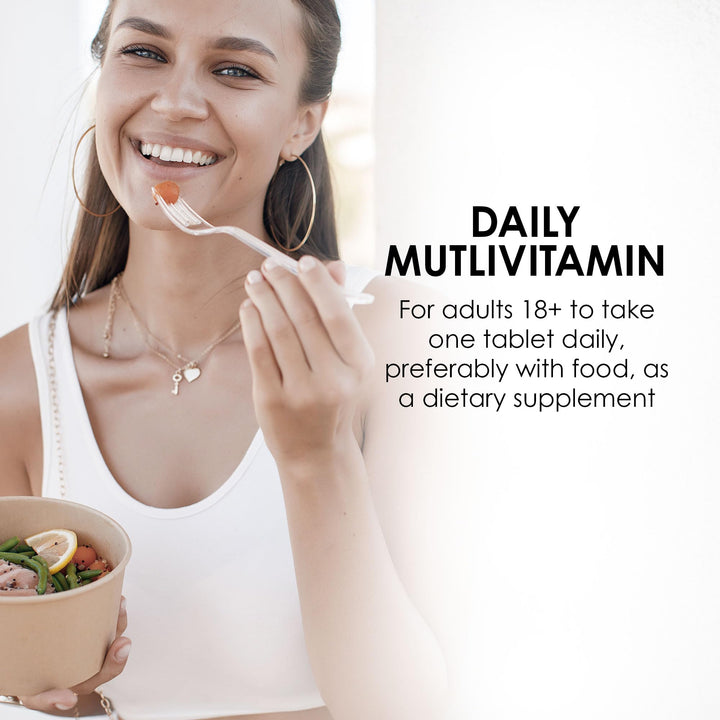 Daily Multiple Vitamins with Minerals, 24 Essential Nutrients for Overall Health, 60 Tablets