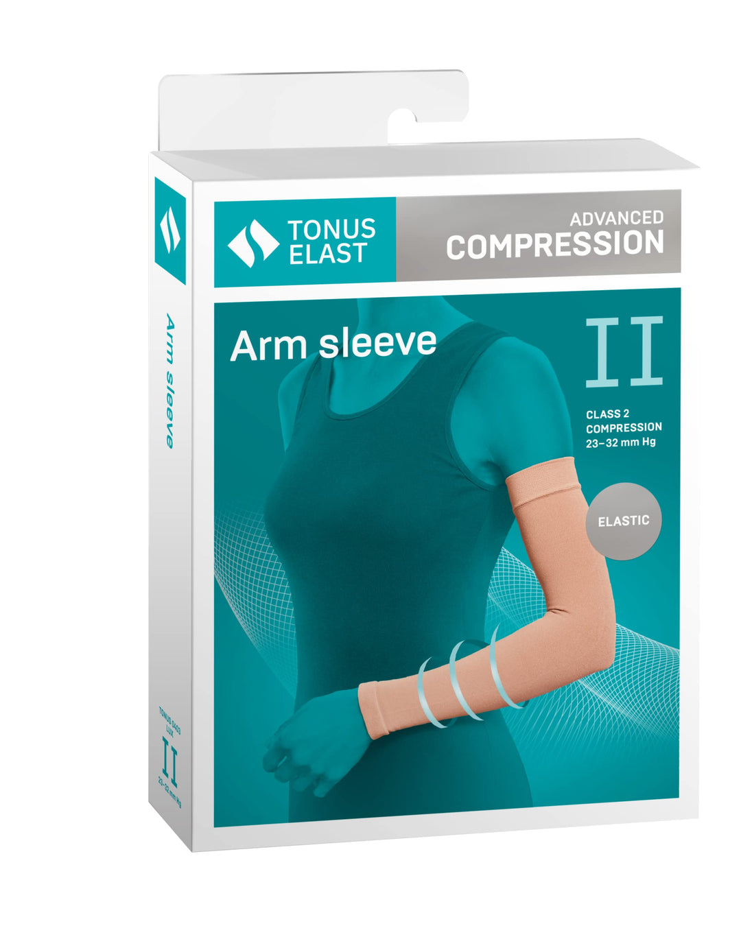 23-32 mmHg POST MASTECTOMY Compression Sleeve, Medical Class 2 (II) Arm Anti Swelling Support, Lymphedema Edema (XL)