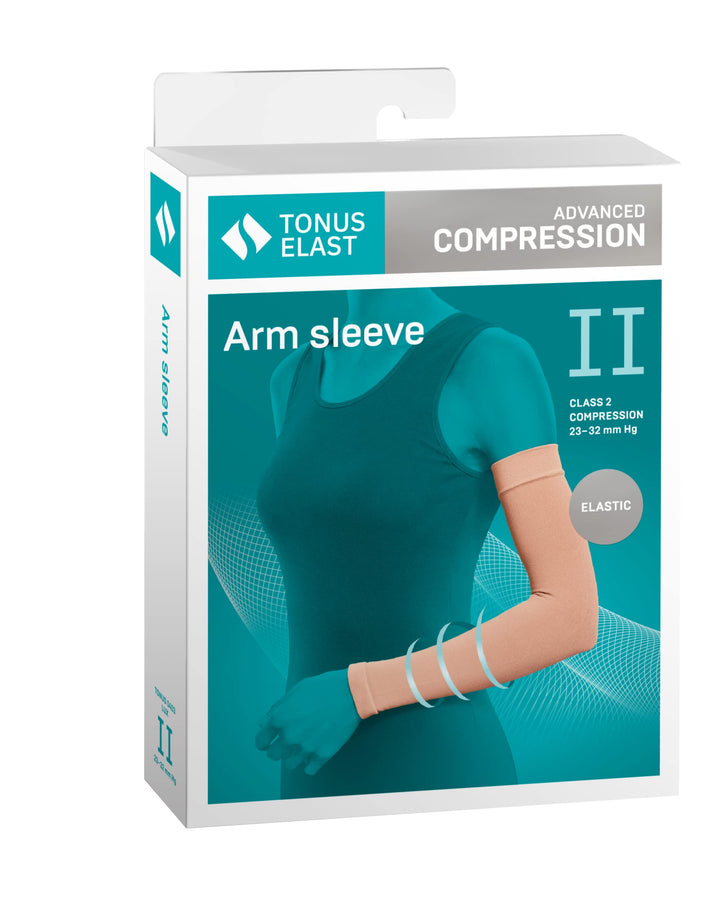 23-32 mmHg POST MASTECTOMY Compression Sleeve, Medical Class 2 (II) Arm Anti Swelling Support, Lymphedema Edema (XL)