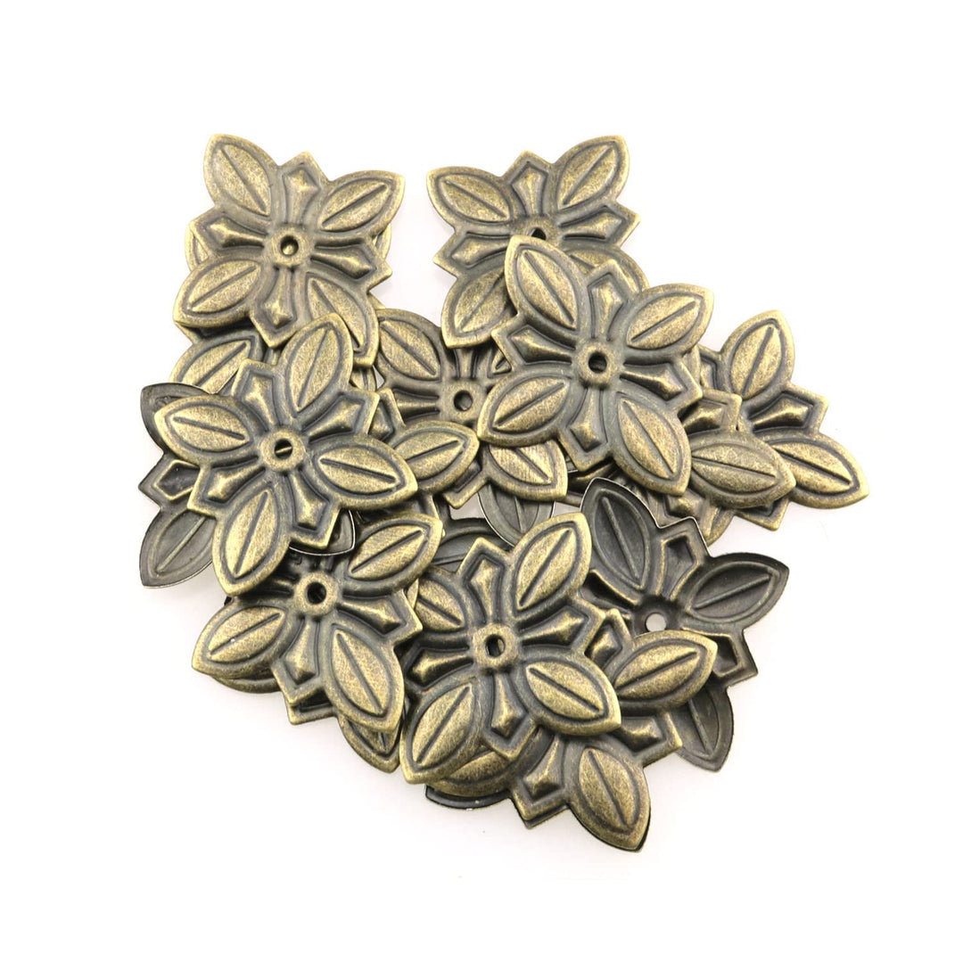 Upholstery Nail 20pcs Cross Shape Antique Bronze Furniture Upholstery Nail Tachas Jewelry Gift Case Box Door Sofa Decorative Tack Stud Pushpin