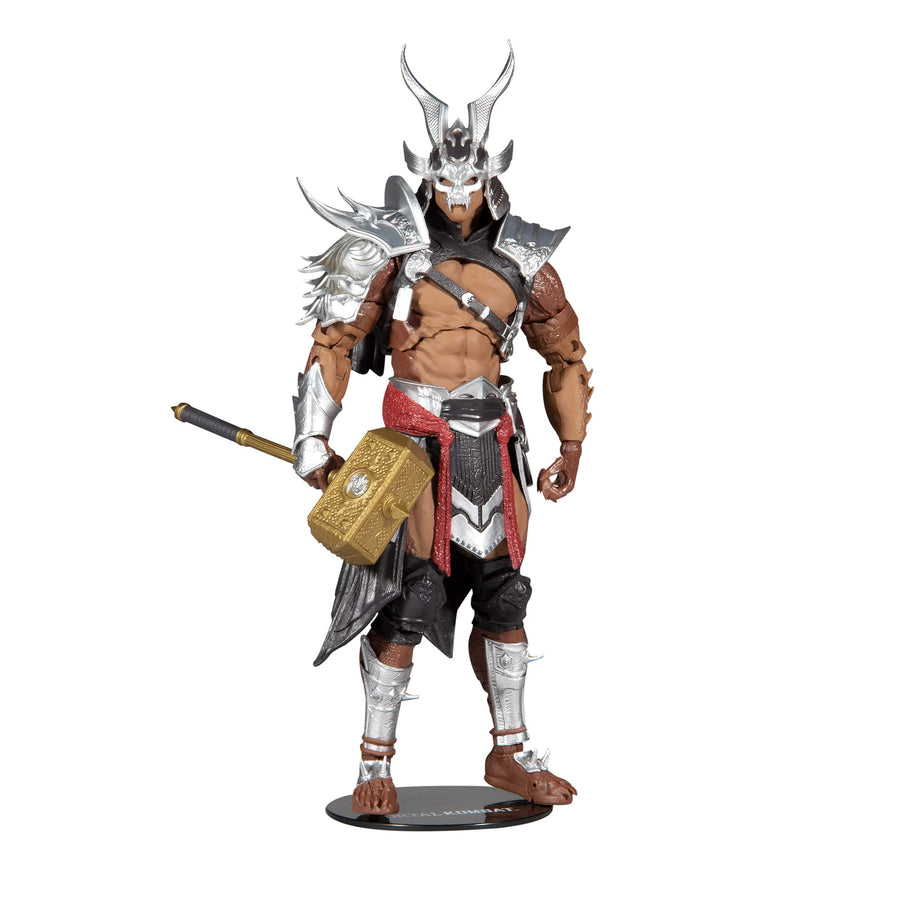 Mortal Kombat Shao Kahn (Platinum Kahn) 7 Action Figure with Accessories