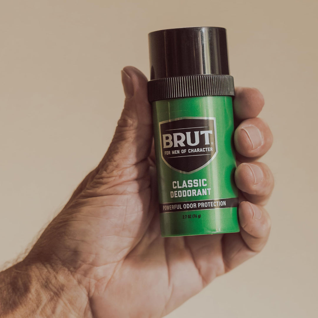 Classic Round Deodorant Stick - Scented Deodorant for Men - Deodorant for All-Day Freshness - Powerful Odor Protection - Paraben Free - 2.7 oz