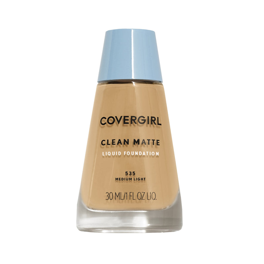 Clean Matte Liquid Foundation 535 Medium Light, 1 oz (packaging may vary)