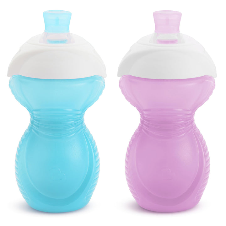 ® Click Lock™ Bite Proof Sippy Cup, 9 Ounce, 2 Pack, Blue/Purple