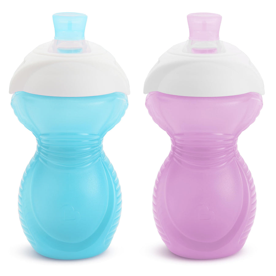 ® Click Lock™ Bite Proof Sippy Cup, 9 Ounce, 2 Pack, Blue/Purple