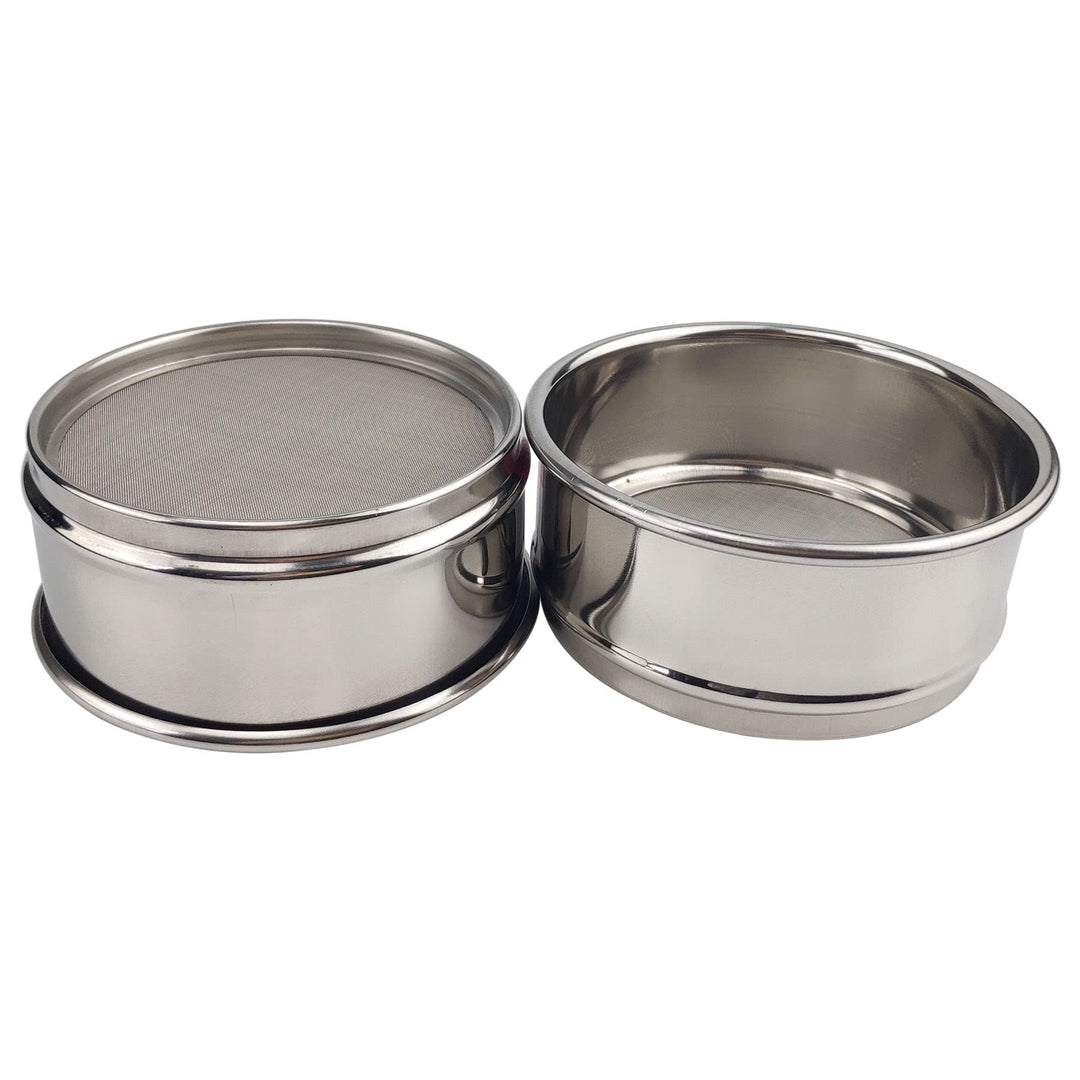 35 Mesh Lab Sieves, Test Sieve #35 Mesh, 4'' Diameter, 304 Stainless Steel Wire Cloth (0.5mm)