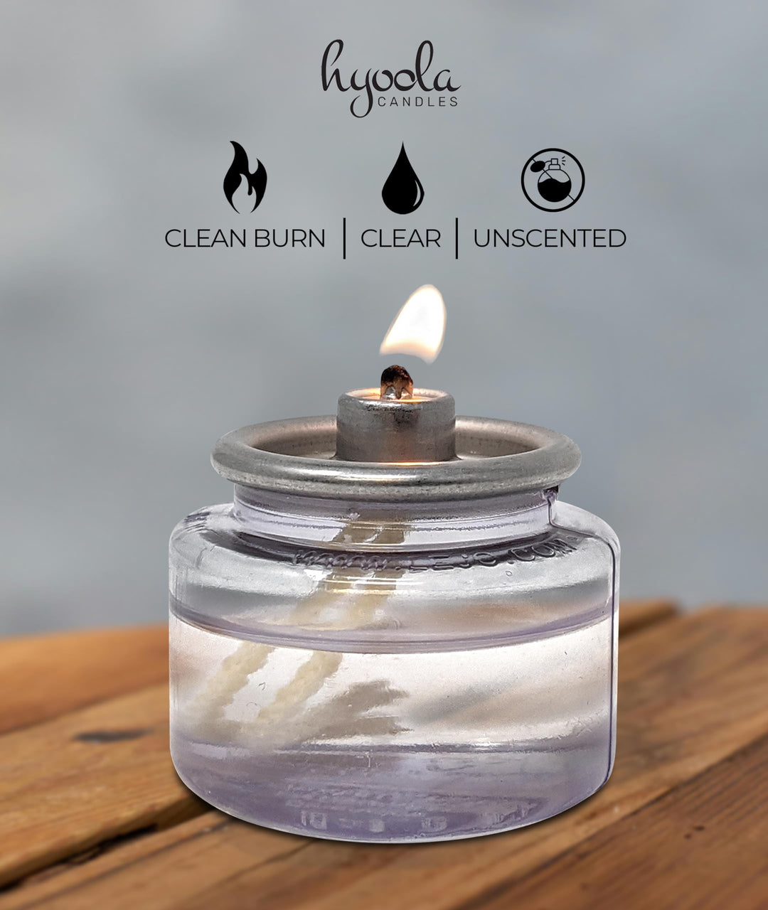 Oil Candles - 8 Hour Liquid Candles - Disposable Liquid Paraffin Tea Lights - 12 Pack - for Restaurant Tables and Emergency Candles