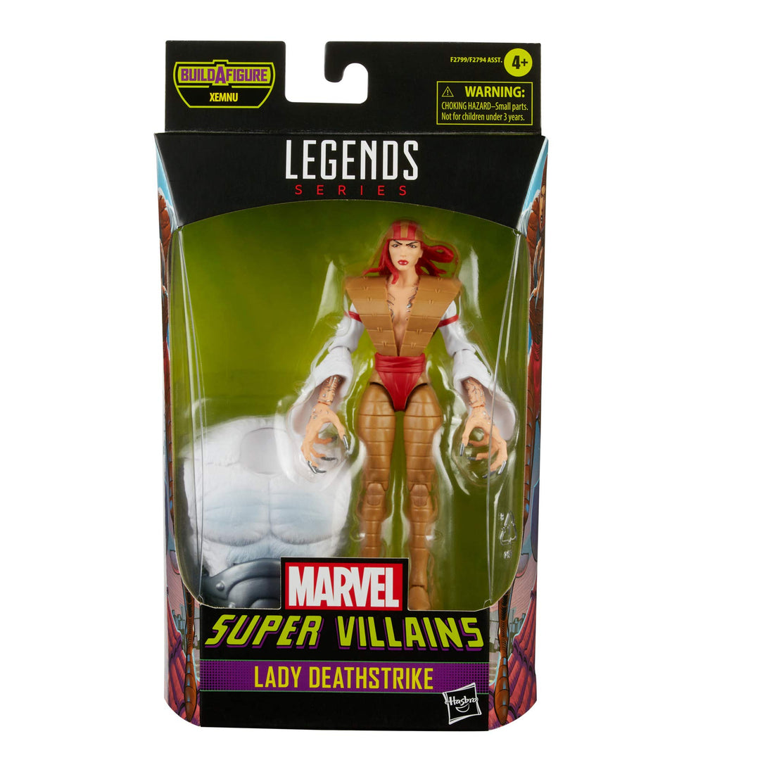 Legends Series 6-inch Collectible Lady Deathstrike Action Figure, Includes 1 Build-A-Figure Part(s), Premium Design