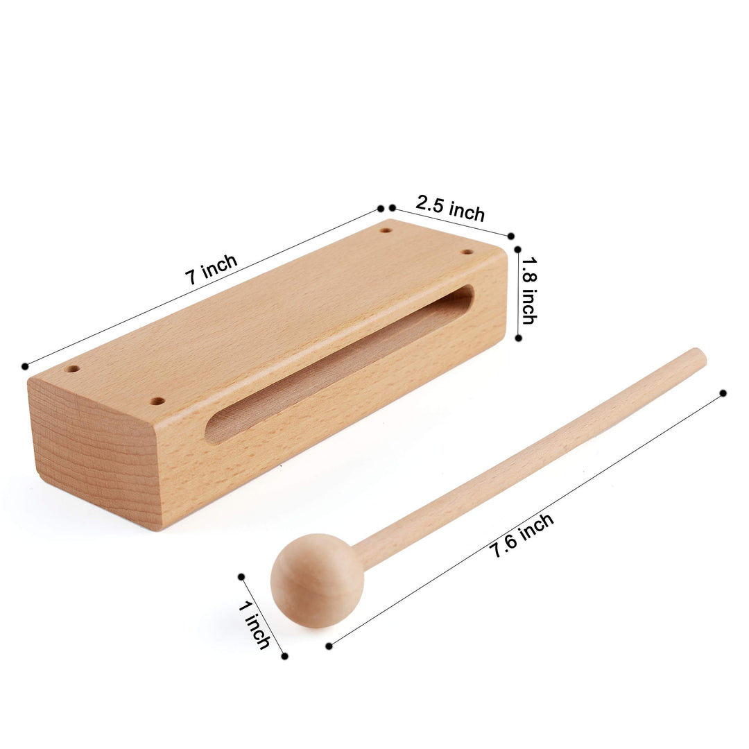 Musical Wood Block Percussion Instrument
