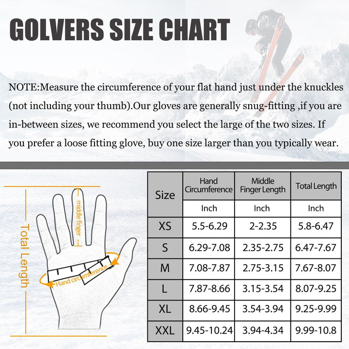 Winter Gloves, Gloves for Men Women, Upgraded Touch Screen Texting Warm Running Gloves with Thermal Soft Knit Lining