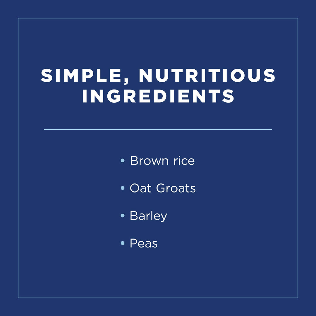 Limited Ingredient Diets Vegetarian Brown Rice, Oat Groats, Barley & Peas | Adult Dry Dog Food |Vegan | 28-lb. Bag