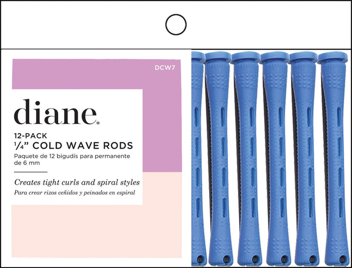 1 Pack, Blue : Cold Wave Rods, Blue, 1/4, 12/bag, Set of 12