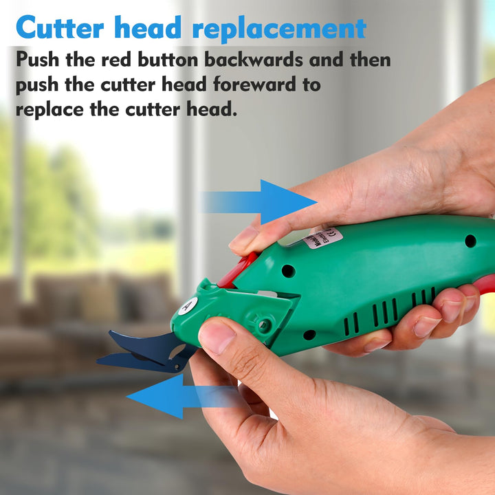 Sharp Blade Cutting Head for Wbt-2 Fabric Electric Scissors Cloth Cutter (Model A)