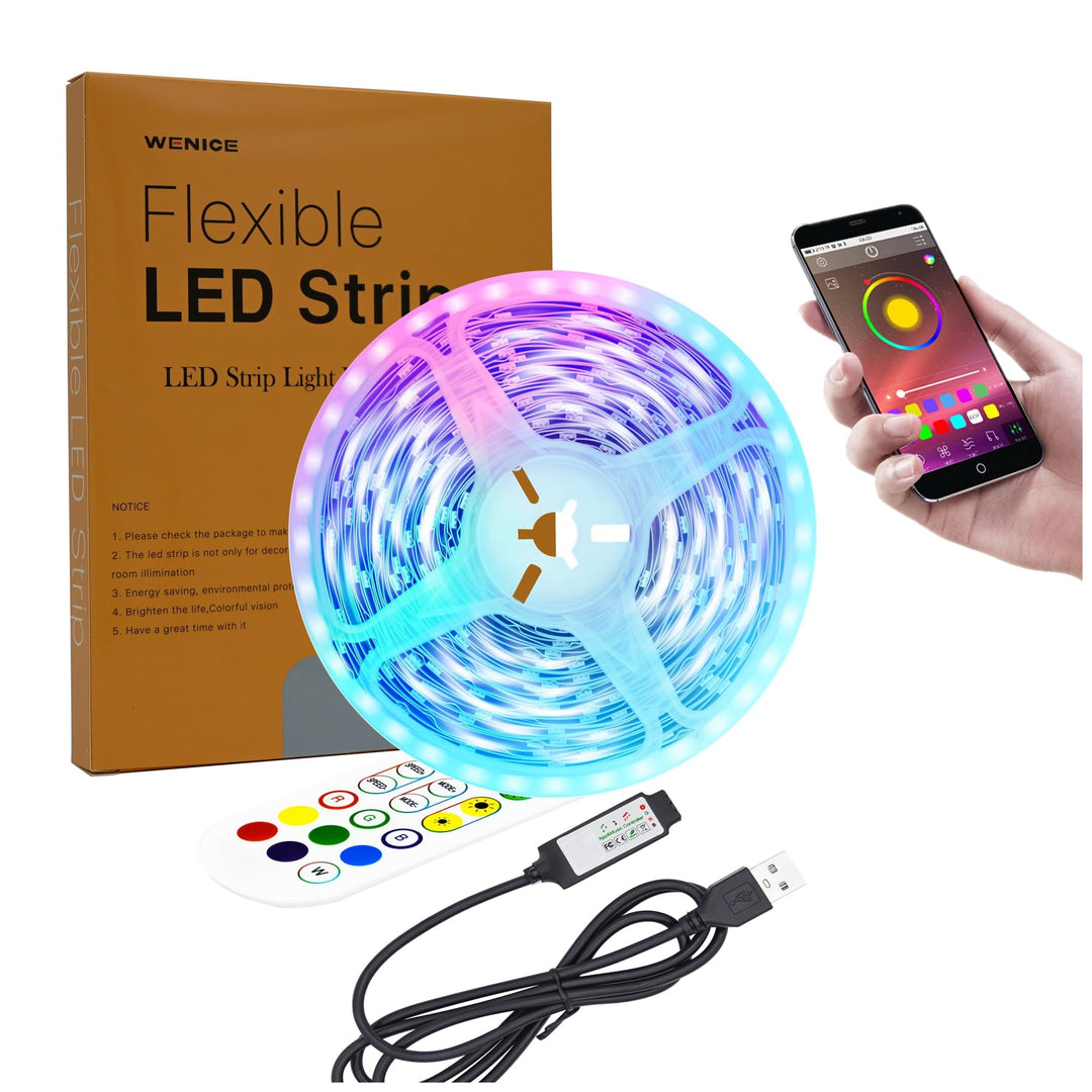 LED Light Strip 20ft with App and Remote, LED Backlight for TV 75-85inch