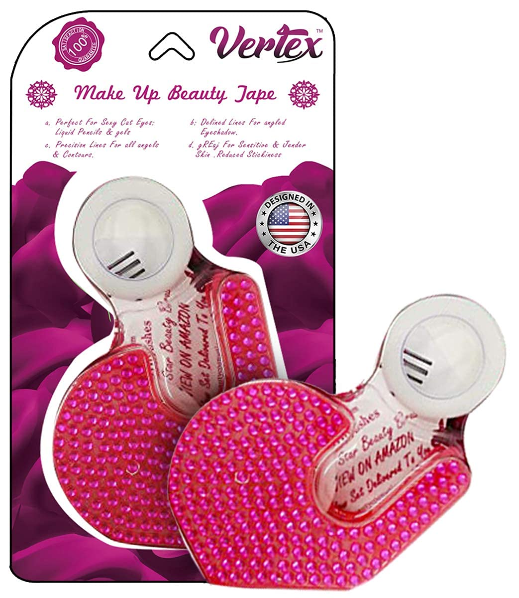 Makeup Tape Eyeshadow Eyeliner Shields - Easy & Gentle On Facial Skin Breathable Tape Not Harsh Perfect To Achieve SEXY Winged Eye liner Clean Eye shadow Angle Edges & Blending Defined Contour Lines